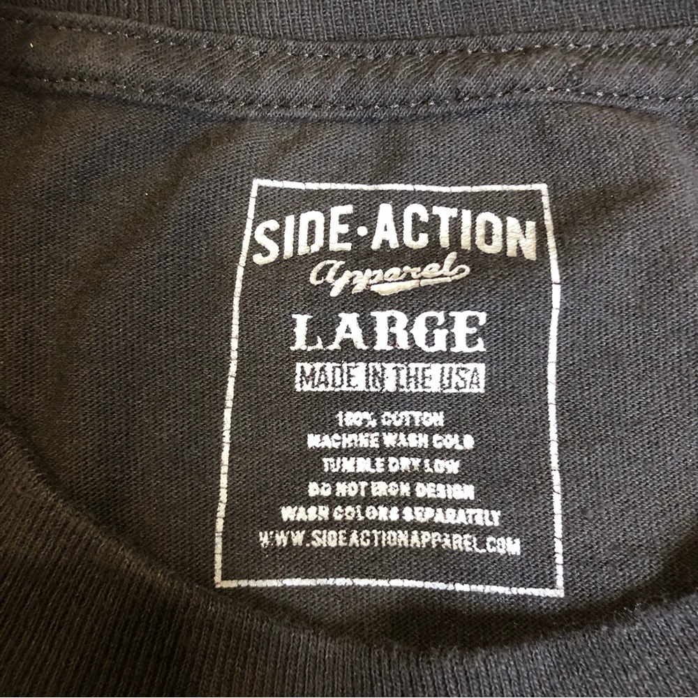 Large side action Apparel Vigilant Snake Oil tee.  law enforcement. - Picture 4 of 6